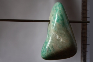 Anhänger gebohrt Amazonit Unikat