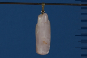 Anhänger gestiftet Kunzit Unikat